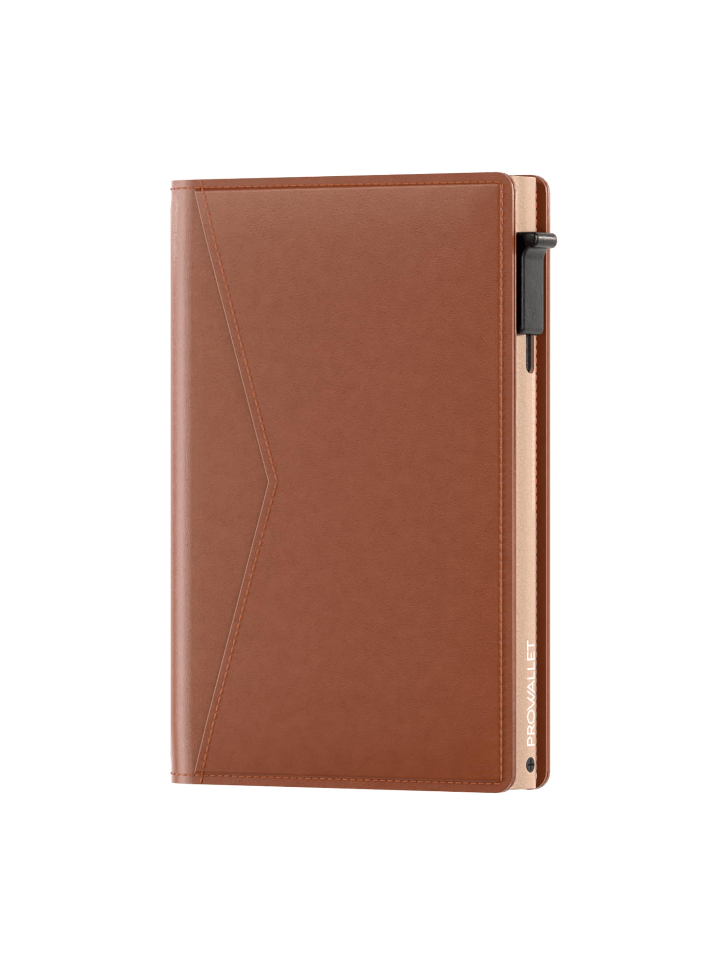 Porte-monnaies 'Pasjeshouder Slim' Prowallet en marron