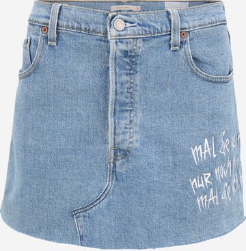 Levi's® Upcycling Skirt 'Wavvyboi Design' in Blue: front