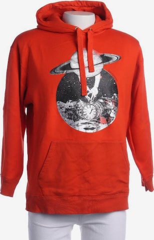 VALENTINO Sweatshirt & Zip-Up Hoodie in S in Orange: front