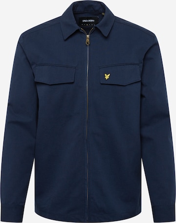 Lyle & Scott Tussenjas in Blauw: voorkant