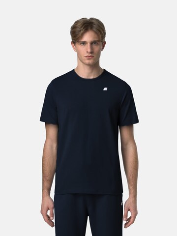 K-Way Shirt 'K-WAY ADAME LIGHT STRETCH JERSEY T-Shirt e Polo' in Blau