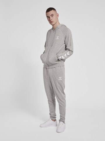 Hummel Athletic Zip-Up Hoodie in Grey