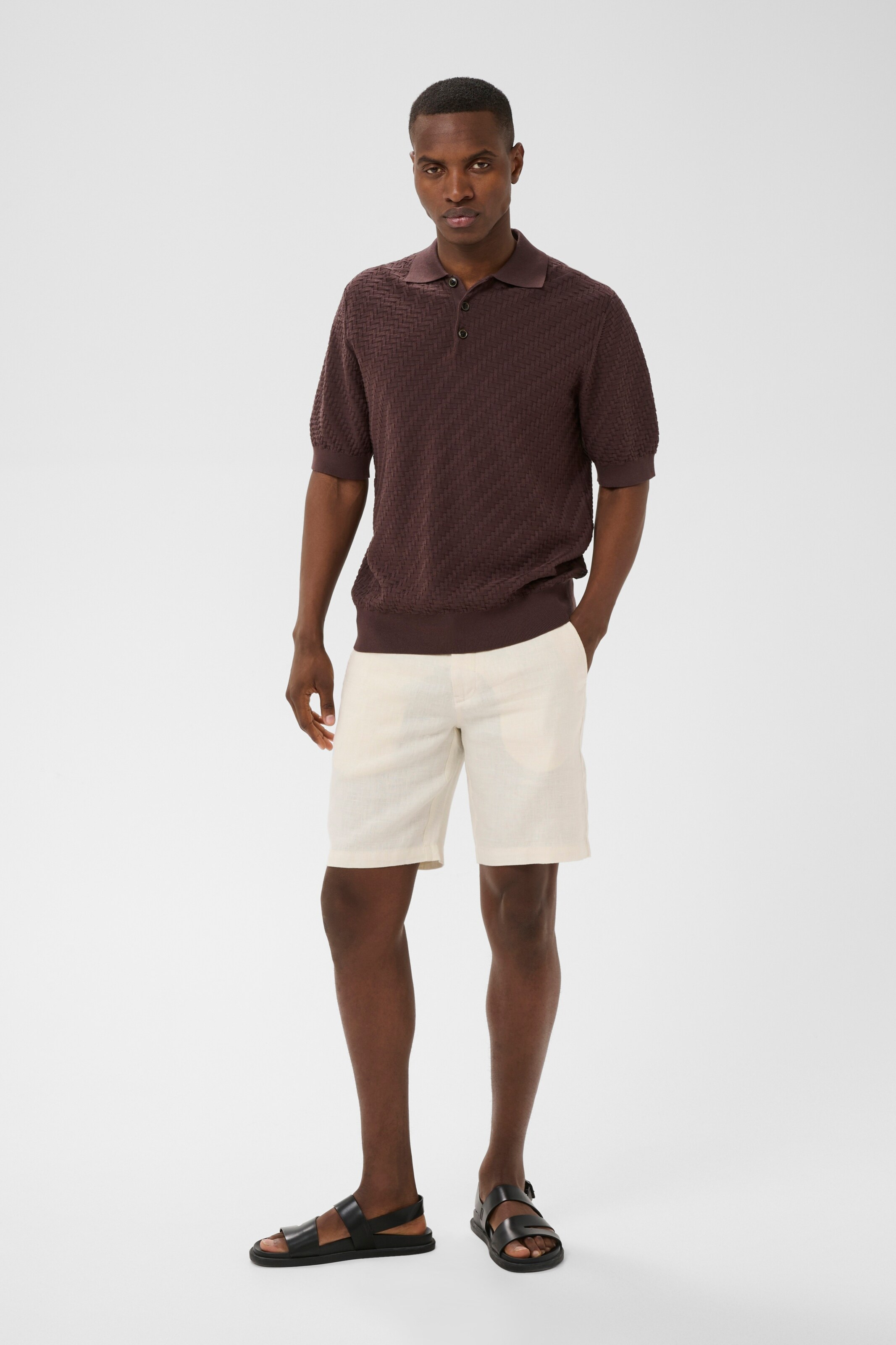 Regular Pantalon chino 'Harlow' Matinique en blanc