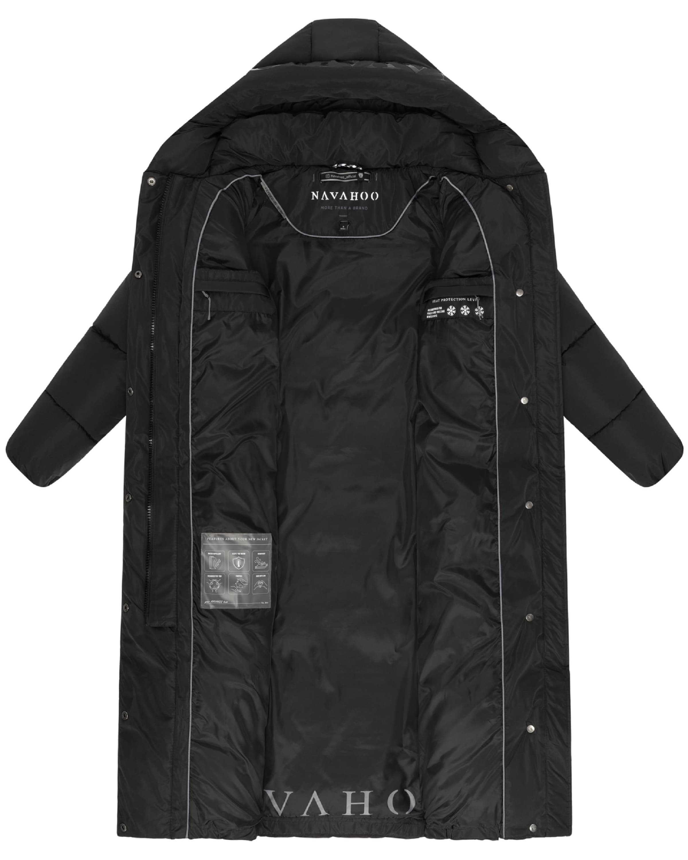 NAVAHOO Зимнее пальто 'Eisblick 14' в Черный