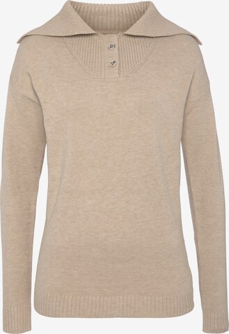 BOYSEN'S Pullover in Beige: predná strana