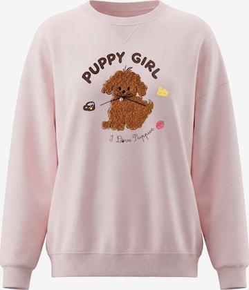 Sweat-shirt MYMO en rose : devant