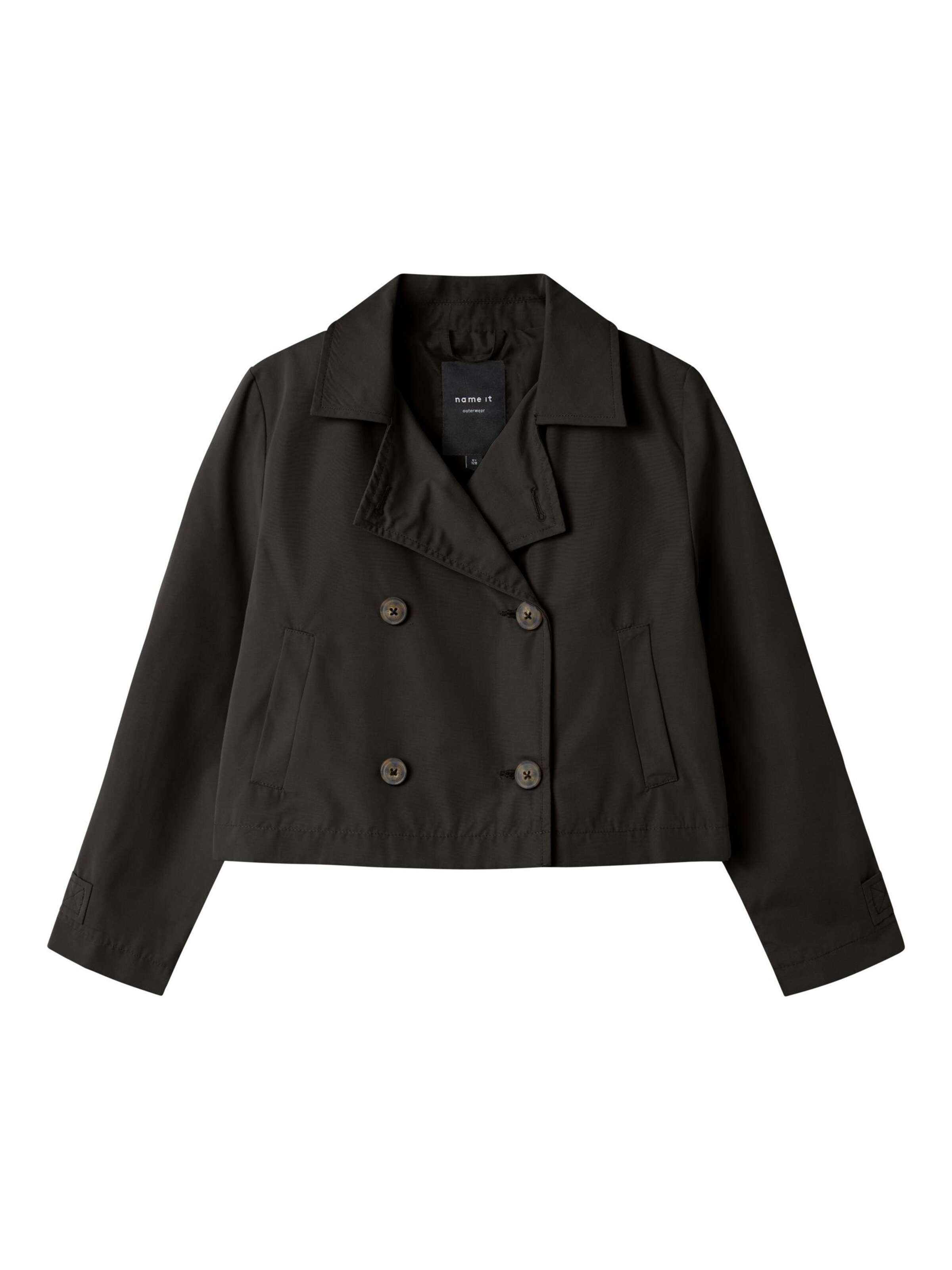 Manteau 'NKFMadelin' NAME IT en noir : devant