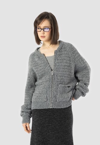 Elias Rumelis Knit cardigan 'Evie' in Grey: front