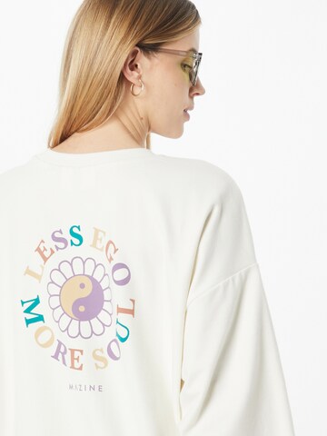 Sweat-shirt 'Monica' mazine en blanc