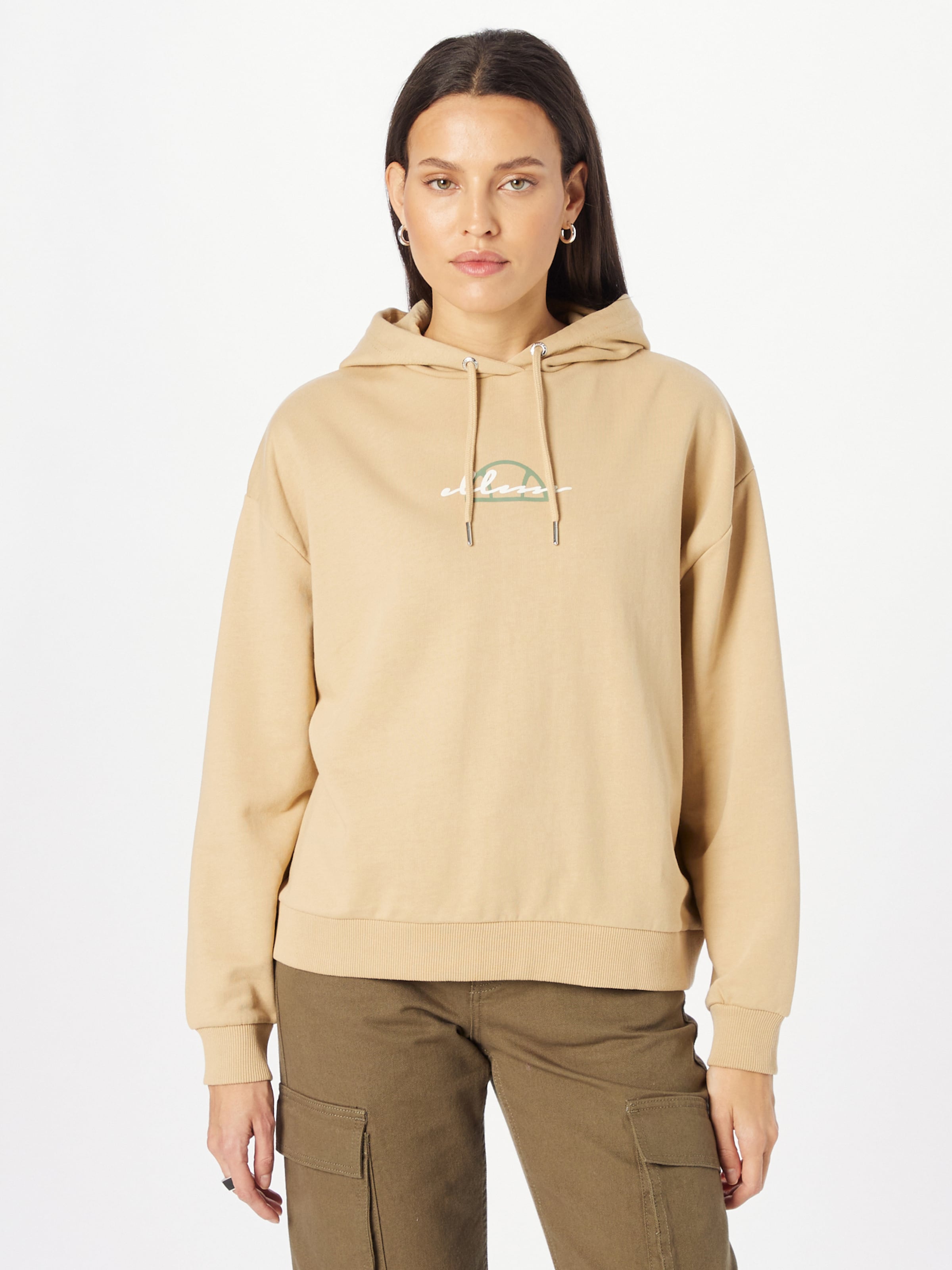 Beige 2025 ellesse hoodie