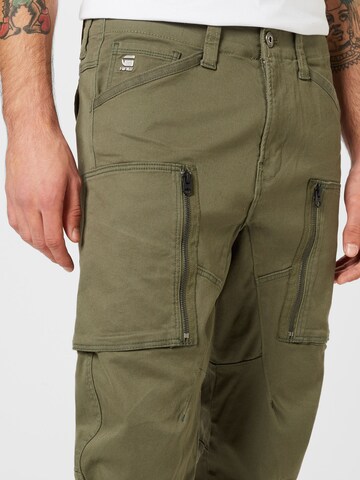 G-Star RAW Tapered Cargobroek in Groen