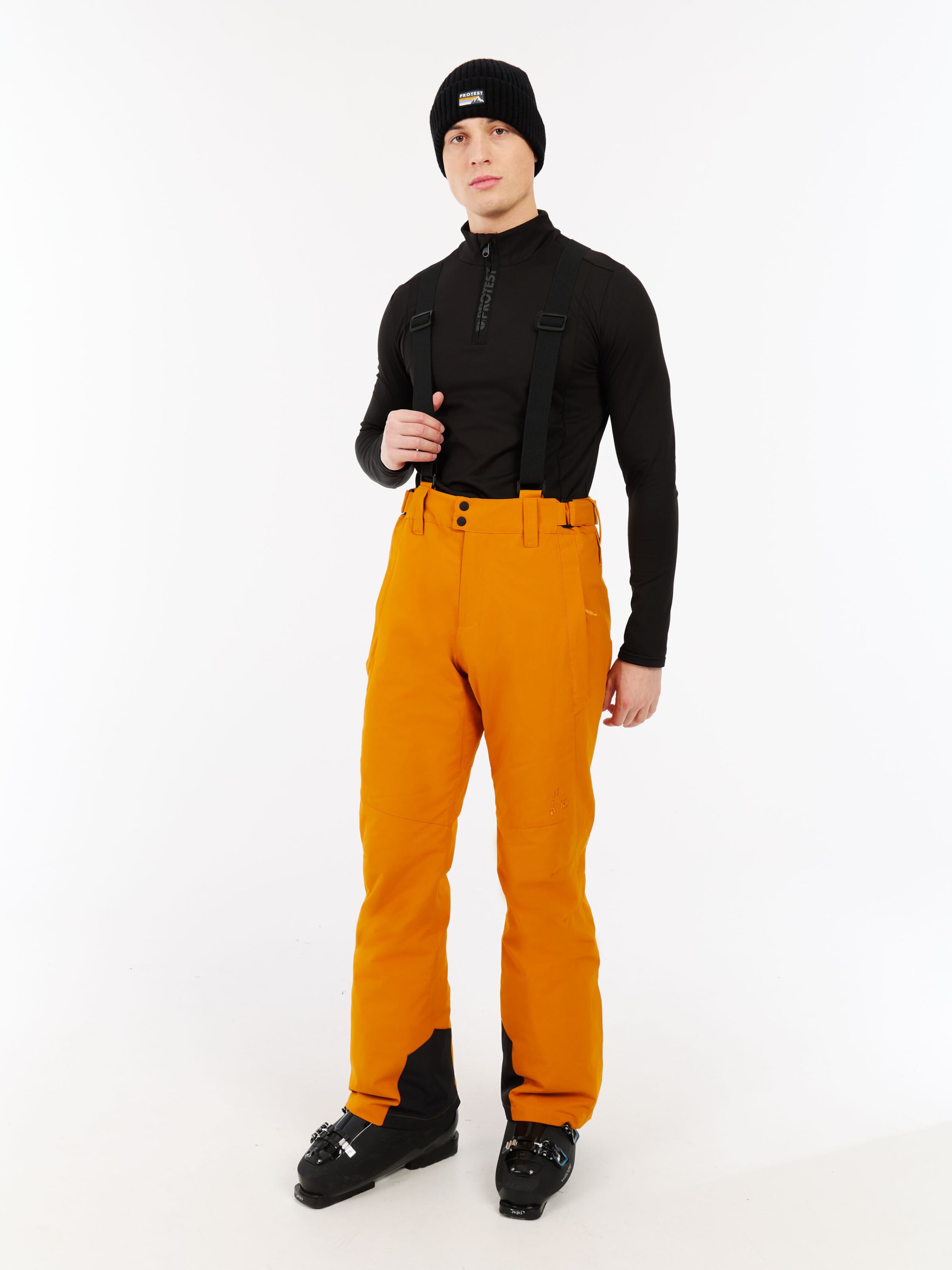 PROTEST Regular Sports trousers 'PRTROWENS' in Yellow: front
