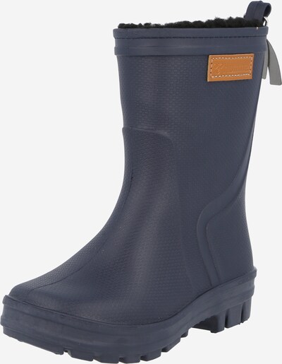 Hummel Regenlaarzen in de kleur Navy / Cognac, Productweergave