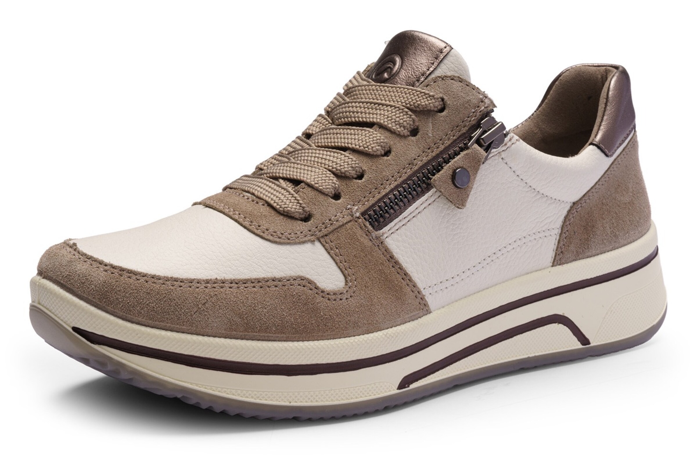 ARA Sneaker in Beige: Vorderseite