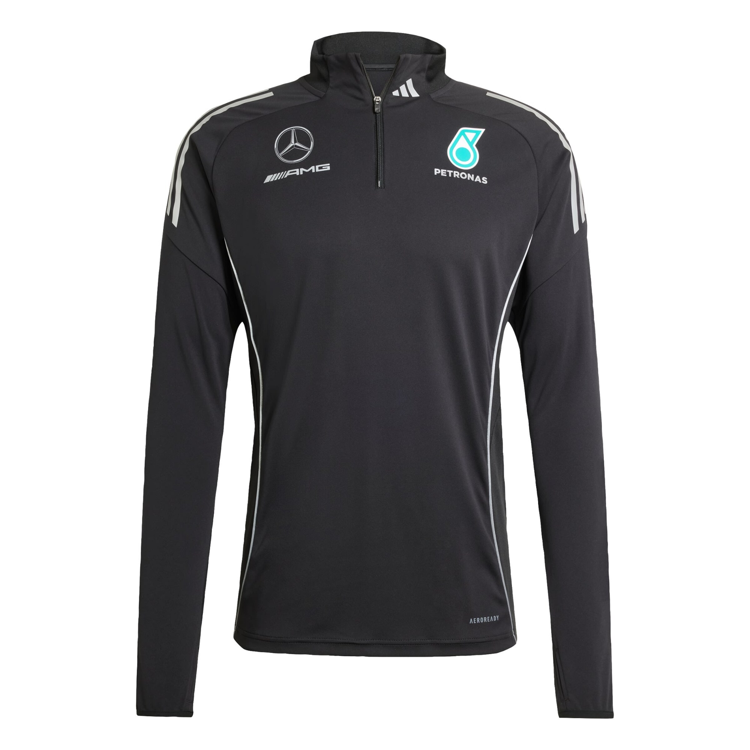 ADIDAS PERFORMANCE - Camiseta funcional 'Mercedes - AMG Petronas Formula One Team' en negro: frente