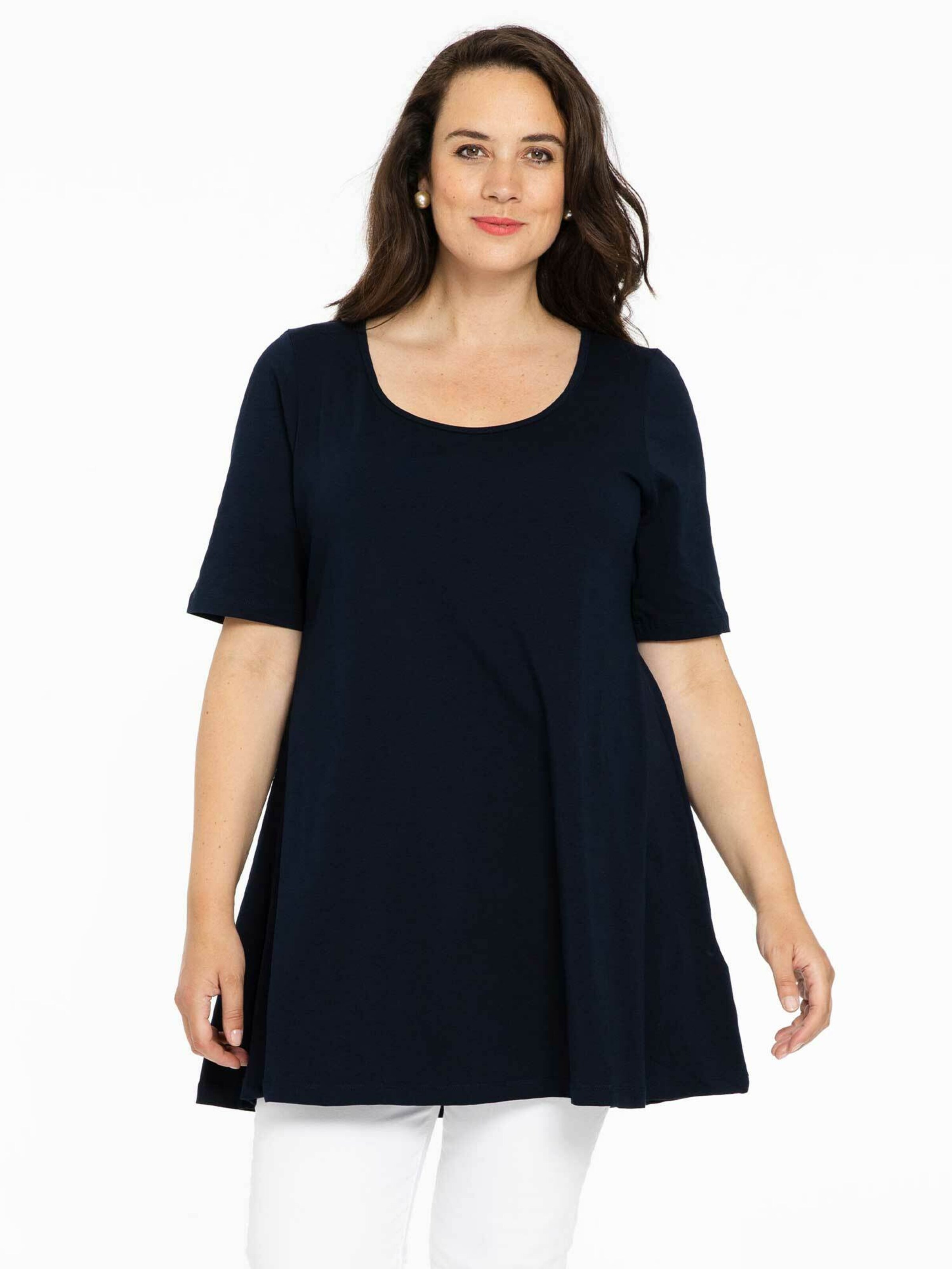 YOEK Tunic in Blue: front