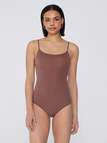 Tezenis Bodysuit in Brown: front