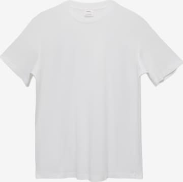 MANGO MAN T-Shirt 'BELLOW' in Weiß: Vorderseite