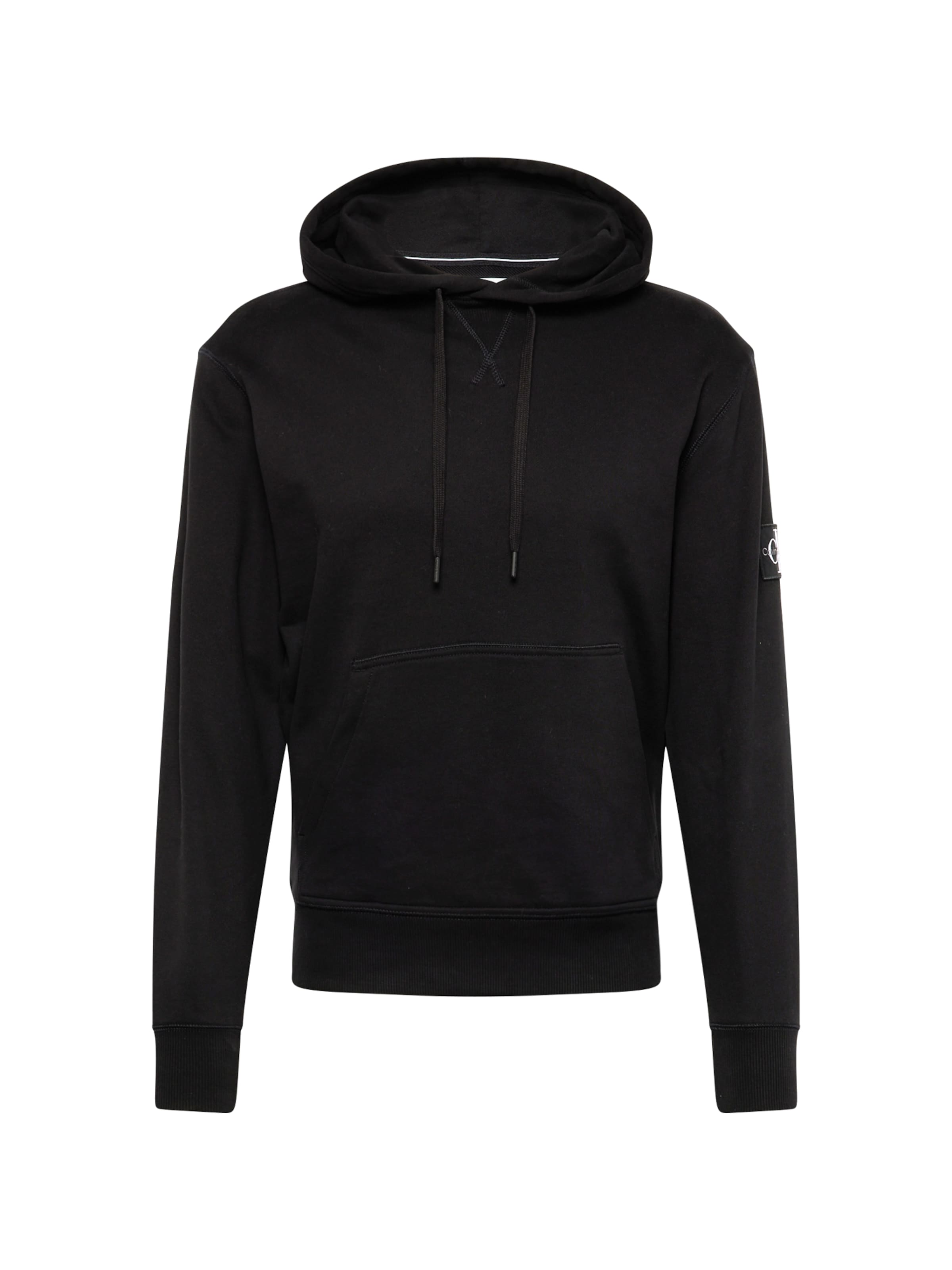 Felpa di Calvin Klein Jeans in nero: frontale