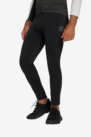 JAY-PI Skinny Sporthose 'Radler' in Schwarz: predná strana