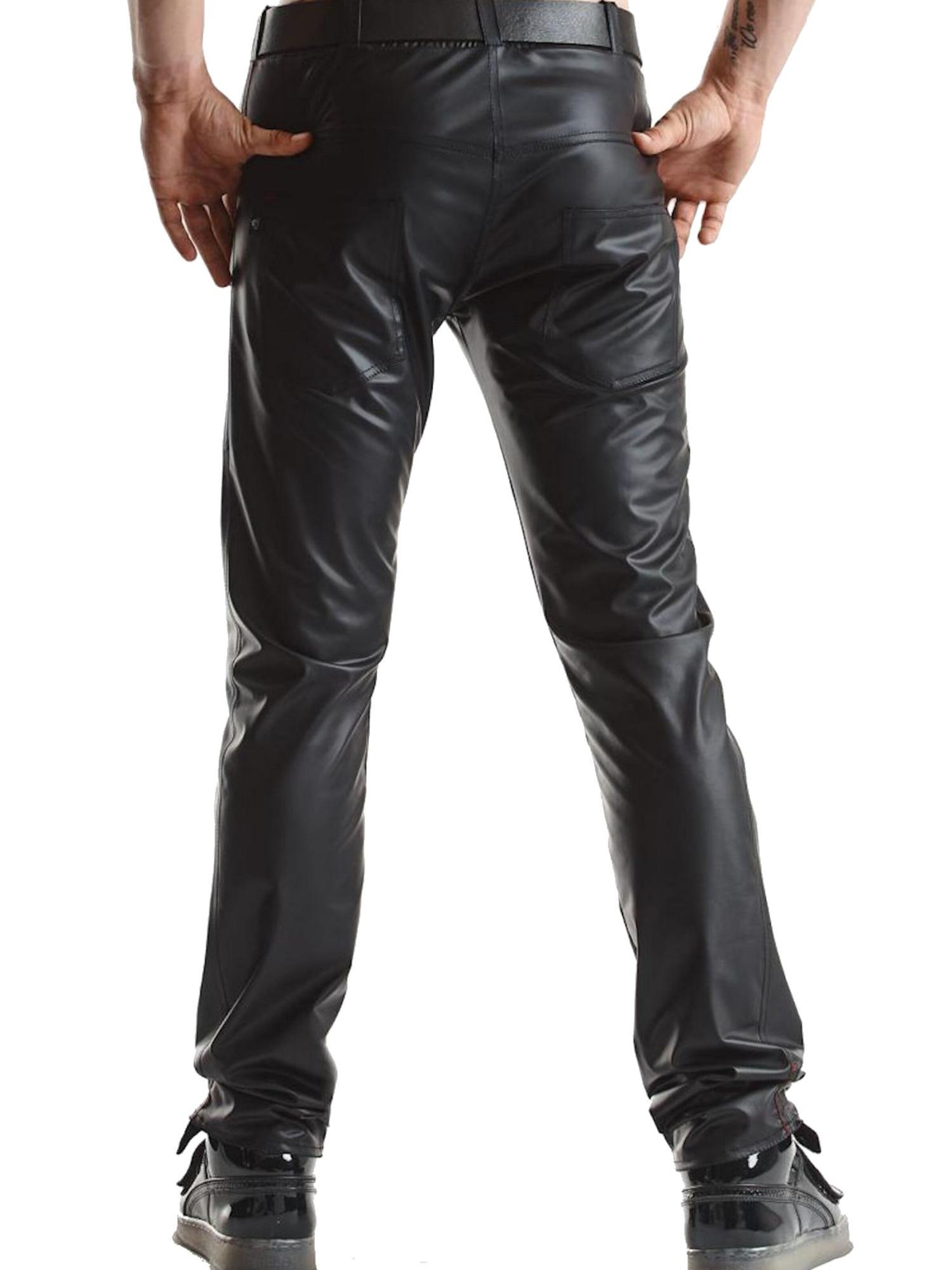 Regnes Fetish Planet Slim fit Pants 'Vittorio' in Black
