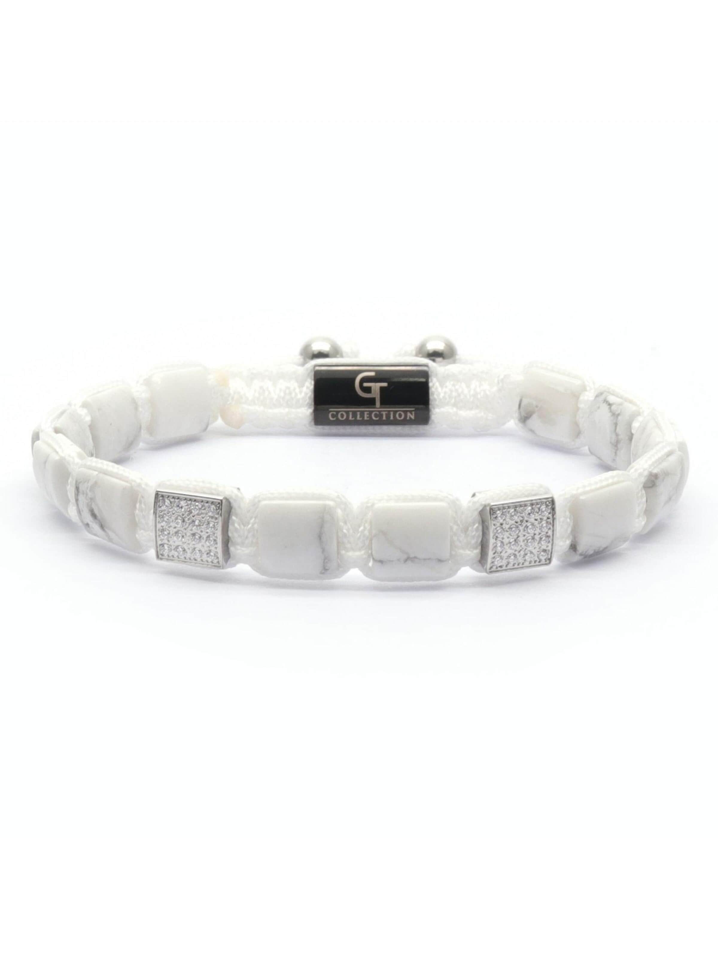 GT Collection Armband 'Flat-Bead' in Wit