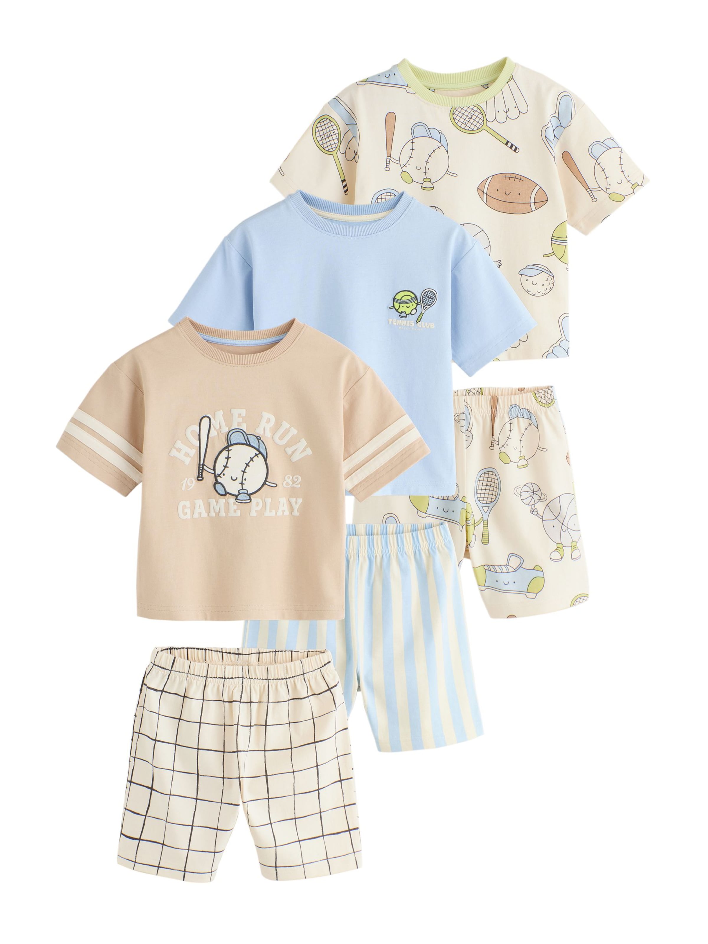 Pyjama Next en mélange de couleurs : devant