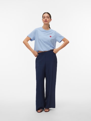 Wide Leg Pantalon 'VMJOSIE' VERO MODA en bleu