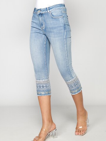 KOROSHI Regular Jeans in Blauw: voorkant