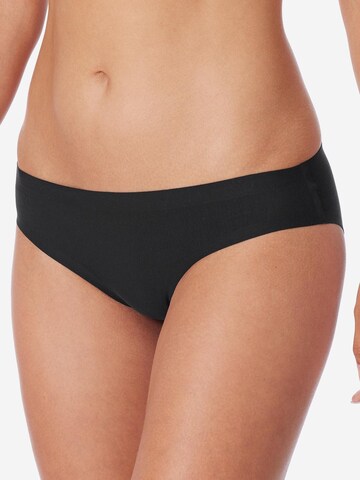 SCHIESSER Slip 'Invisible Cotton'‌‌‌‌ in Schwarz: Vorderseite