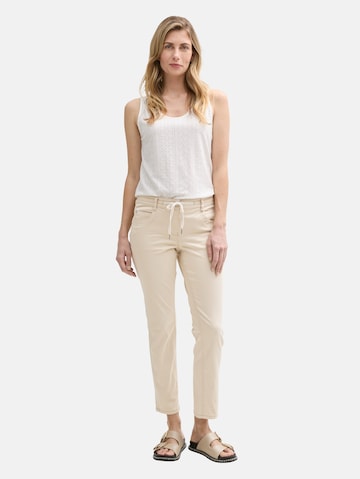 Effilé Pantalon TOM TAILOR en beige