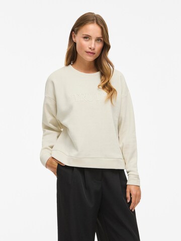 VILA Sweatshirt 'VIElsk' i beige: forside