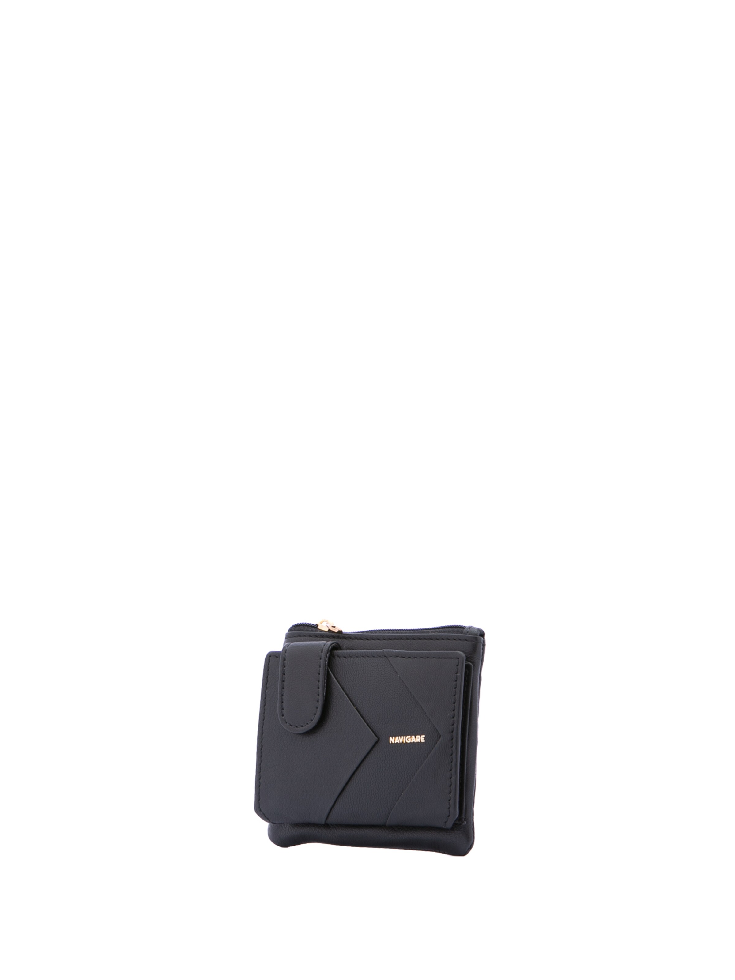 Navigare Wallet in Black: front