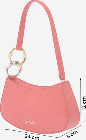 Staud - Bolso de mano 'OLLIE' en rojo