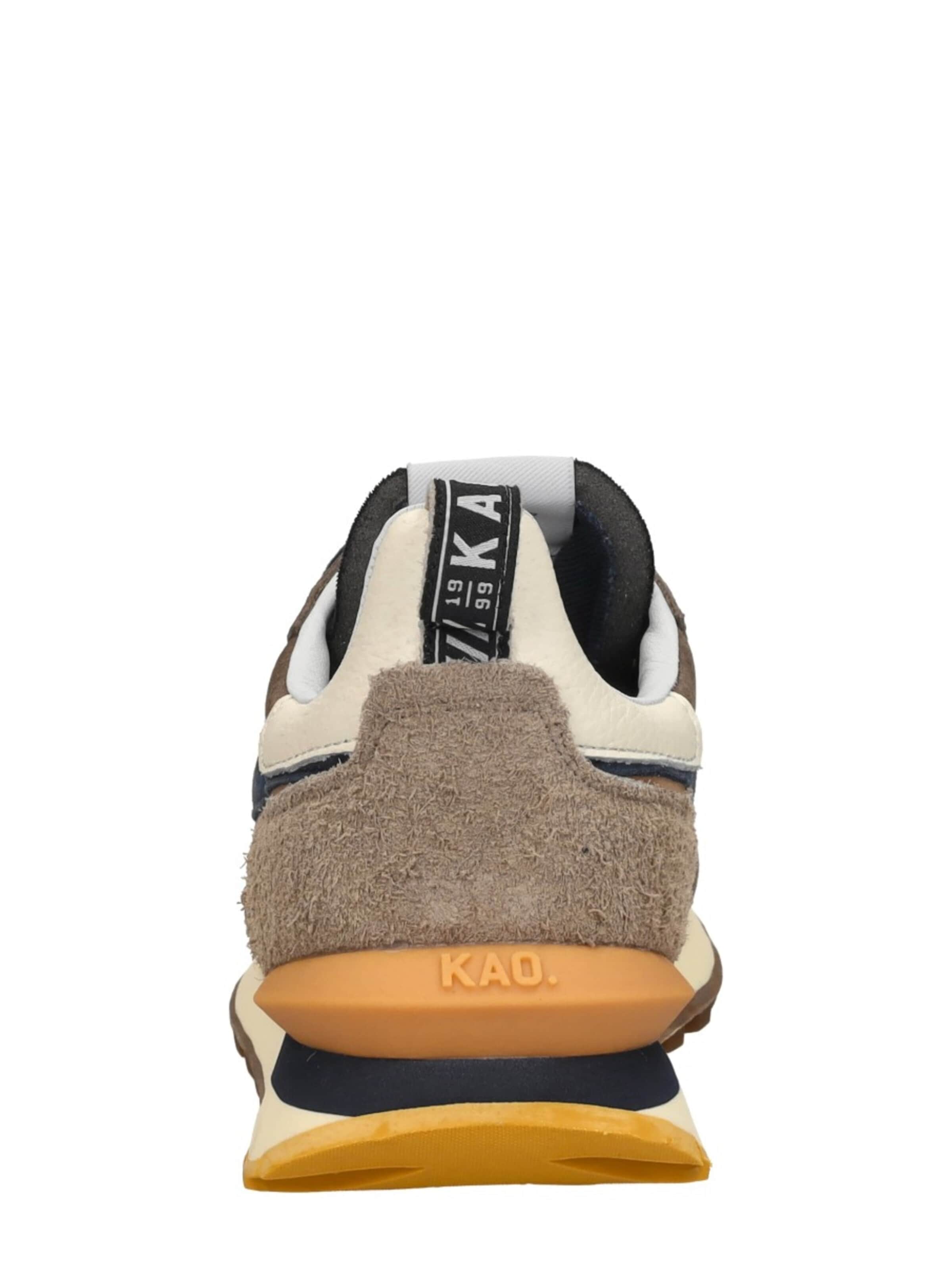 Baskets basses 'Nara' Kaotiko en marron