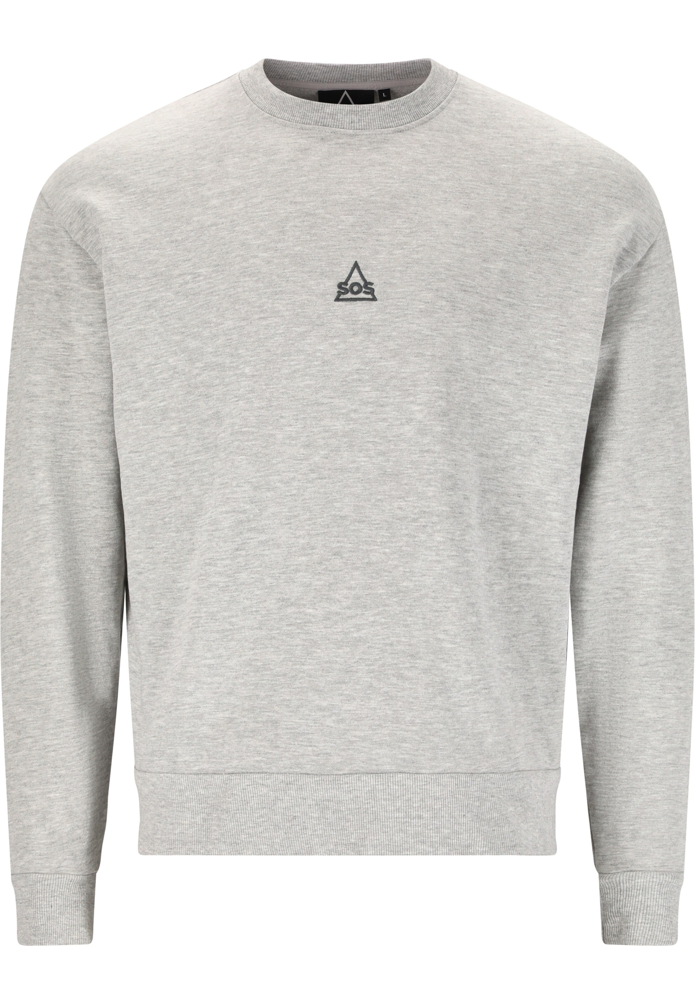 SOS Sweatshirt 'Bovec' in Grey: front