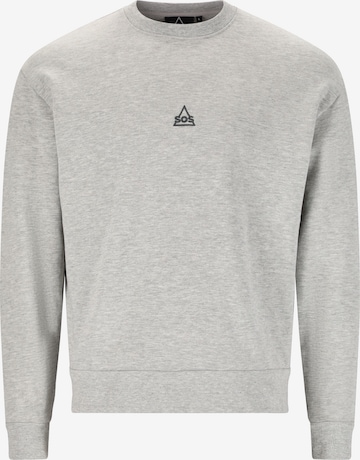 SOS Sweatshirt 'Bovec' in Grey: front