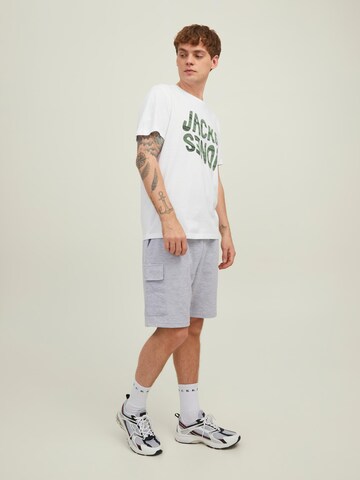 JACK & JONES - Regular Calças cargo 'Air' em cinzento