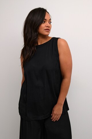 KAFFE CURVE Blouse 'Camalie' in Zwart