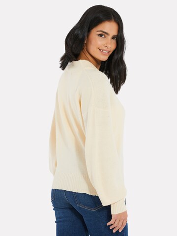 Threadbare Sweater 'Bloom' in Beige