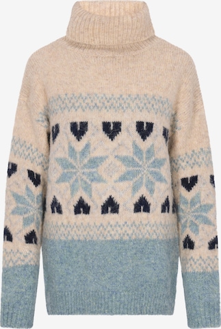 Pullover extra large di usha BLUE LABEL in blu: frontale