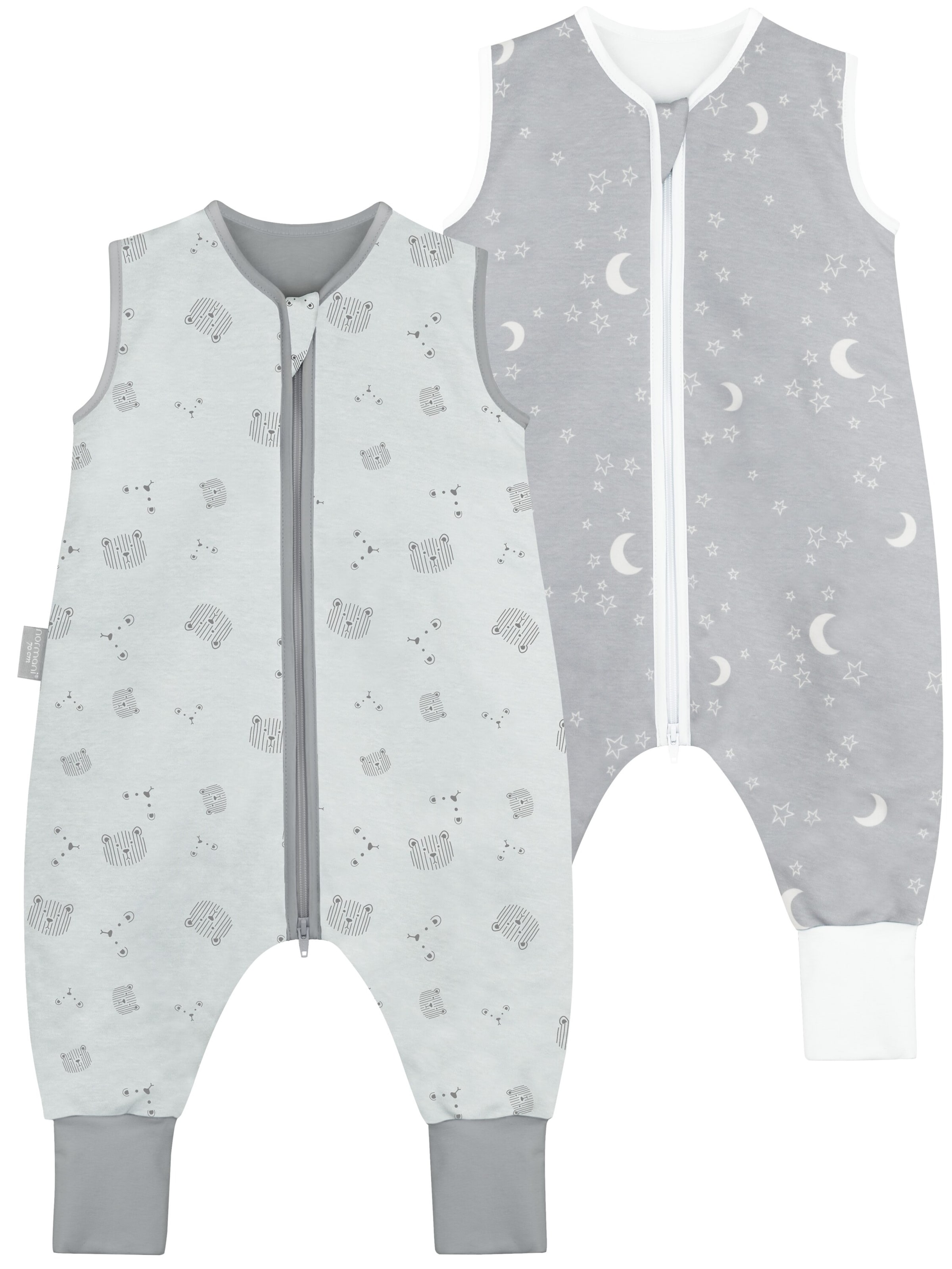 normani Schlafsack in Grau: Vorderseite