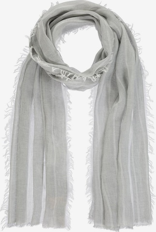 Passigatti Wrap 'Schal Herren gestreift' in Grey: front