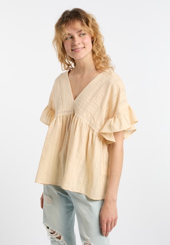 DreiMaster Vintage Tuniek in Beige: voorkant