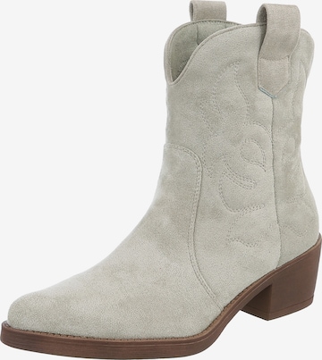 Ital-Design Cowboystiefel in Grün: Vorderseite