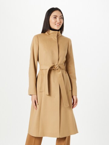 BOSS Between-seasons coat 'Casenosa' in Beige: front