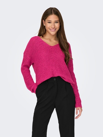 JDY Pullover 'New Megan' i rød: forside