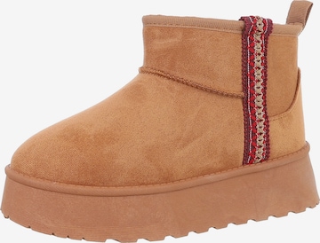 Ital-Design Snowboots in Beige: Vorderseite