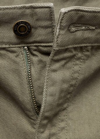 MANGO Wide leg Jeans 'Julia' in Green