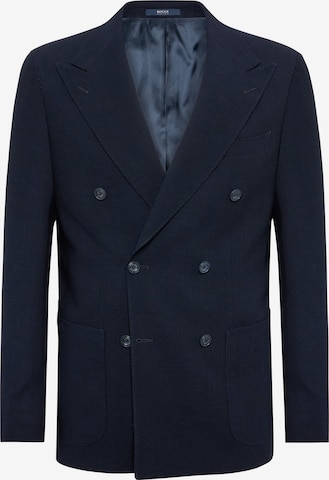 mėlyna Boggi Milano Standartinis modelis Dalykinio stiliaus švarkas: priekis